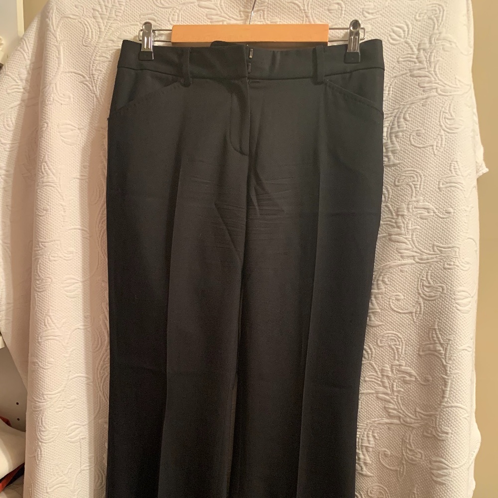 Elie Tahari Black Wool Trousers
